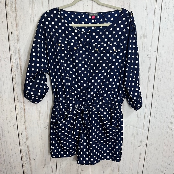 Vince Camuto Polka Dot Romper - Picture 2 of 14